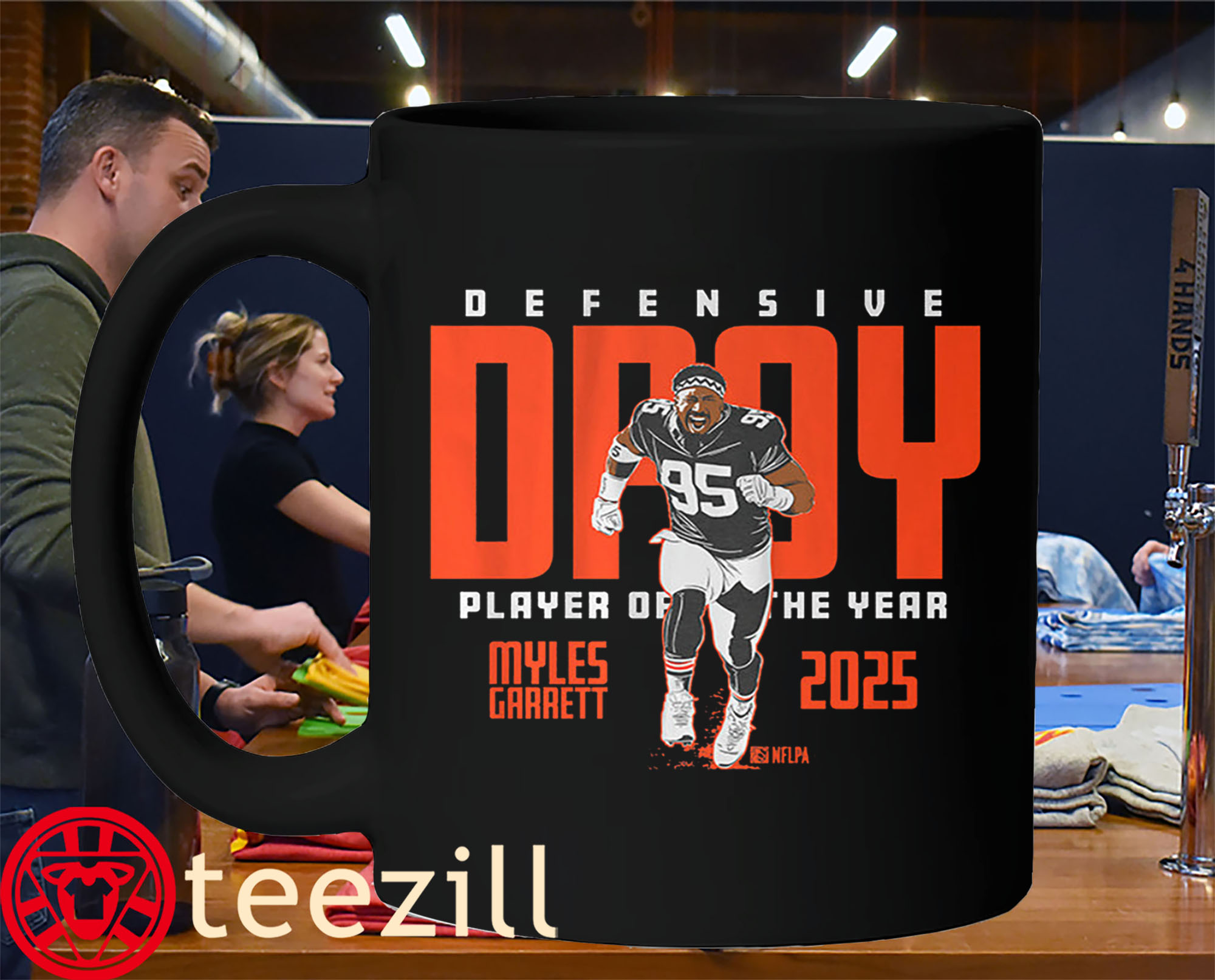 Myles Garrett 2025 Defensive Player of the Year Shirt - DPOY Football Tee Mug