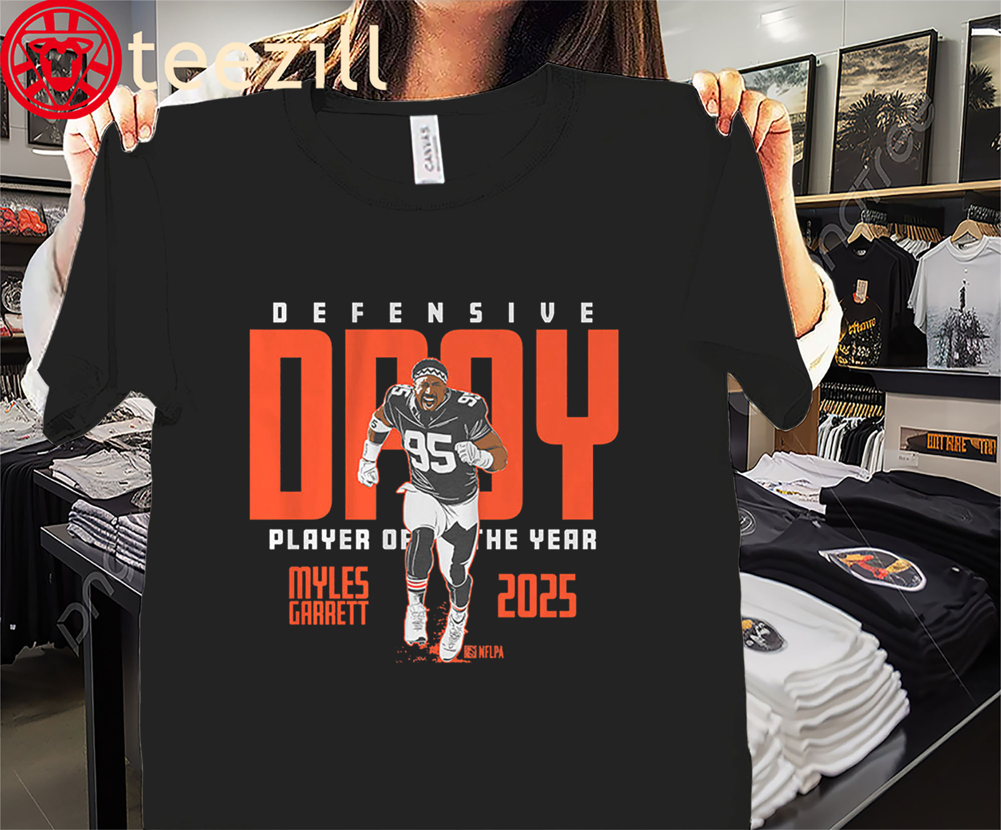 Myles Garrett 2025 Defensive Player of the Year Shirt - DPOY Football Tee