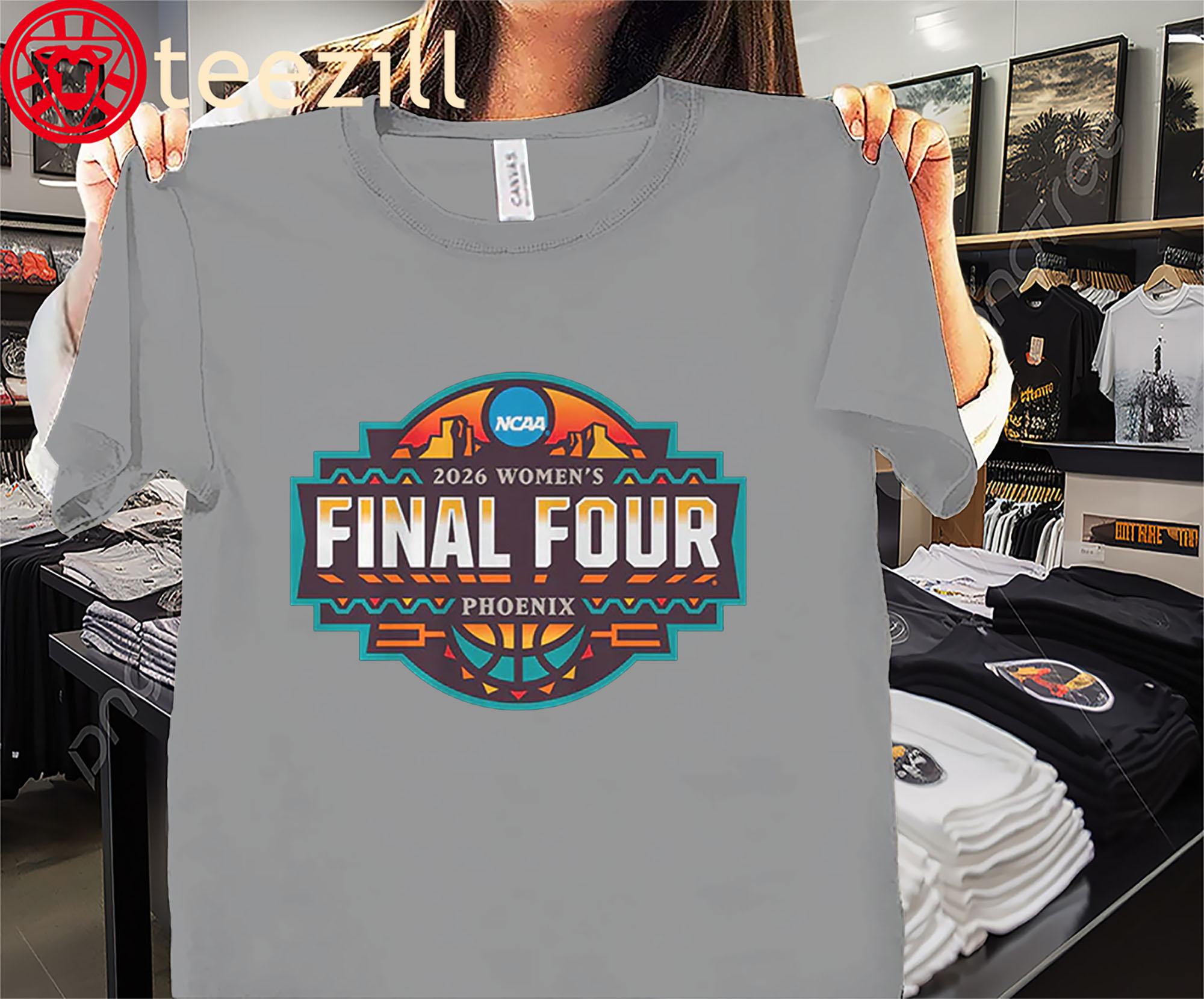 NCAA 2026 Women’s Final Four Phoenix Logo Shirt – Phoenix Basketball Tees