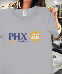 NCAA Women's Final Four Type Treatment Tee Shirts