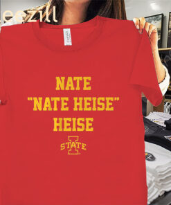Nate Heise Nate Heise Shirt – Iowa State Basketball Fan Tee