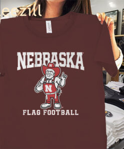 Nebraska Cornhuskers Flag Football Shirt – Nebraska Fan Support Tees