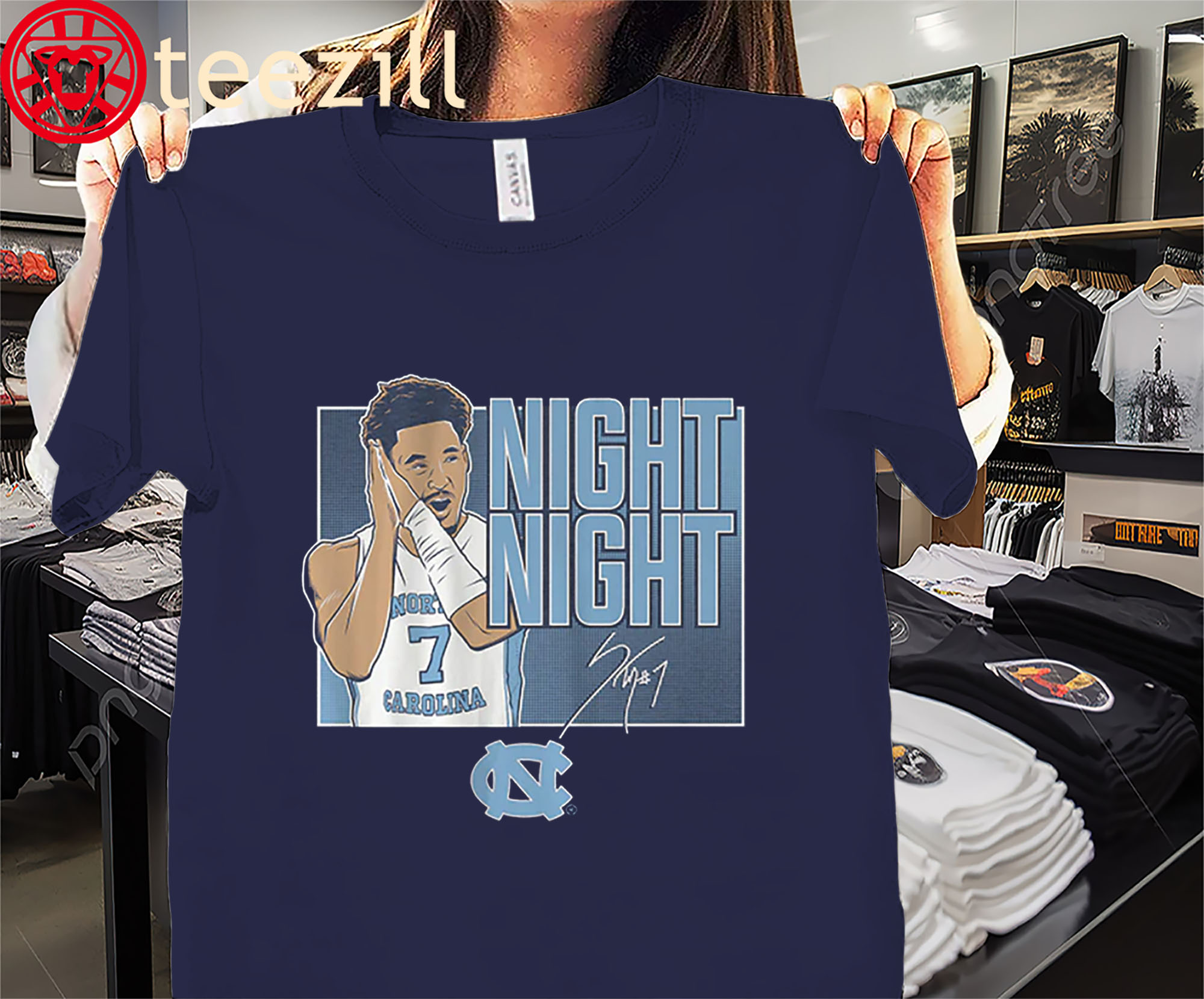 Night Night Seth Trimble Said Shirt - UNC Basketball Tee