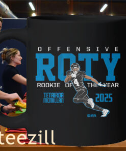 Offensive Rookie Of The Year 2025 Shirt - Tetairoa McMillan Tee Mug
