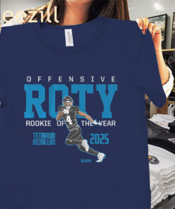 Offensive Rookie Of The Year 2025 Shirt - Tetairoa McMillan Tees