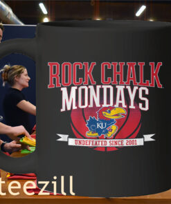 Rock Chalk Mondays The Phog Shirt Kansas Basketball TeeMug