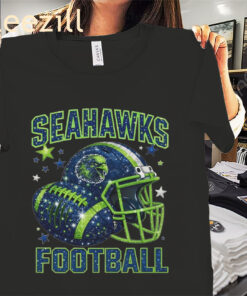 Seahawks Football Helmet Game Day Team Fans Shirt