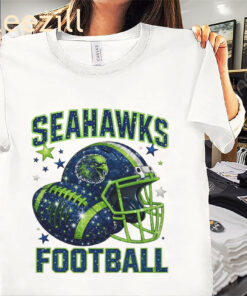 Seahawks Football Helmet Game Day Team Fans Shirts