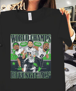 Seattle Football World Champions Caricatures Tee Shirts