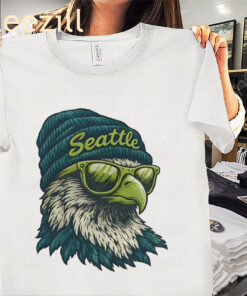 Seattle Seahawks Eagle Helmet Football Game Day Shirt