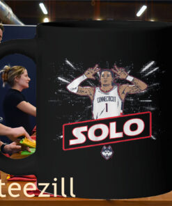 Solo Ball Name Pose Tee - Huskies Basketball ShirtMug