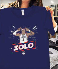 Solo Ball Name Pose Tee - Huskies Basketball Shirts