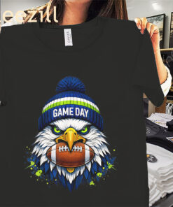 Splash Seattle Seahawks Eagle For Gift Fans Football Game Day T-Shirt