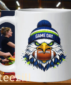 Splash Seattle Seahawks Eagle For Gift Fans Football Game Day T-ShirtMug