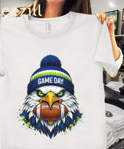 Splash Seattle Seahawks Eagle For Gift Fans Football Game Day T-Shirts