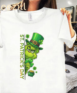 St. Patrick's Day Grinch Leprechaun The Gold Shirt