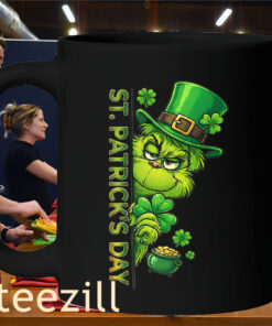 St. Patrick's Day Grinch Leprechaun The Gold Shirt Mug