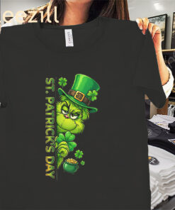 St. Patrick's Day Grinch Leprechaun The Gold Shirts