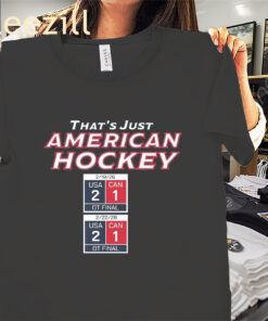 That's Just America Hockey Scoreboard Tee