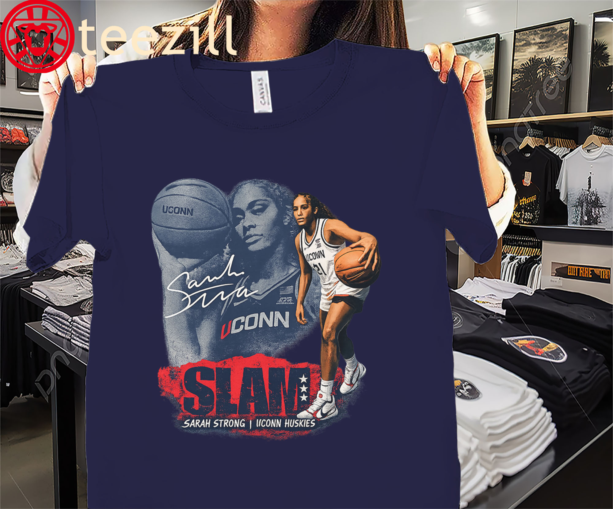 The SLAM Sarah Strong Signature Classic Tee Shirts