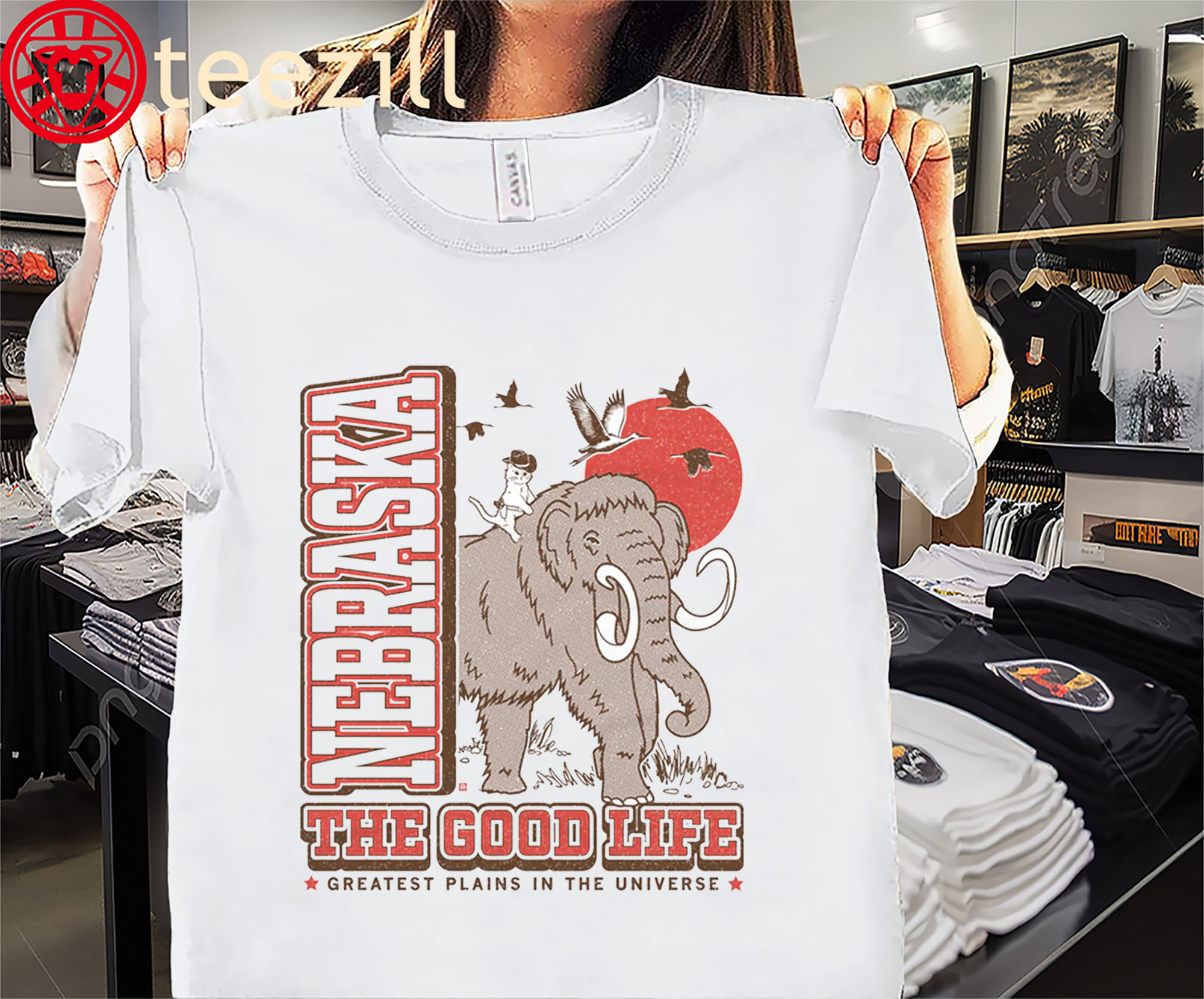 The Universe Nebraska Mammoth Max Collegiate T-Shirt