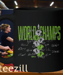 The World Champs Helmet Stack Seattle Football ShirtMug