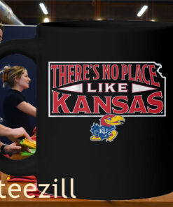 There's No Place Like Kansas Shirt - Kansas Jayhawks TeeMug