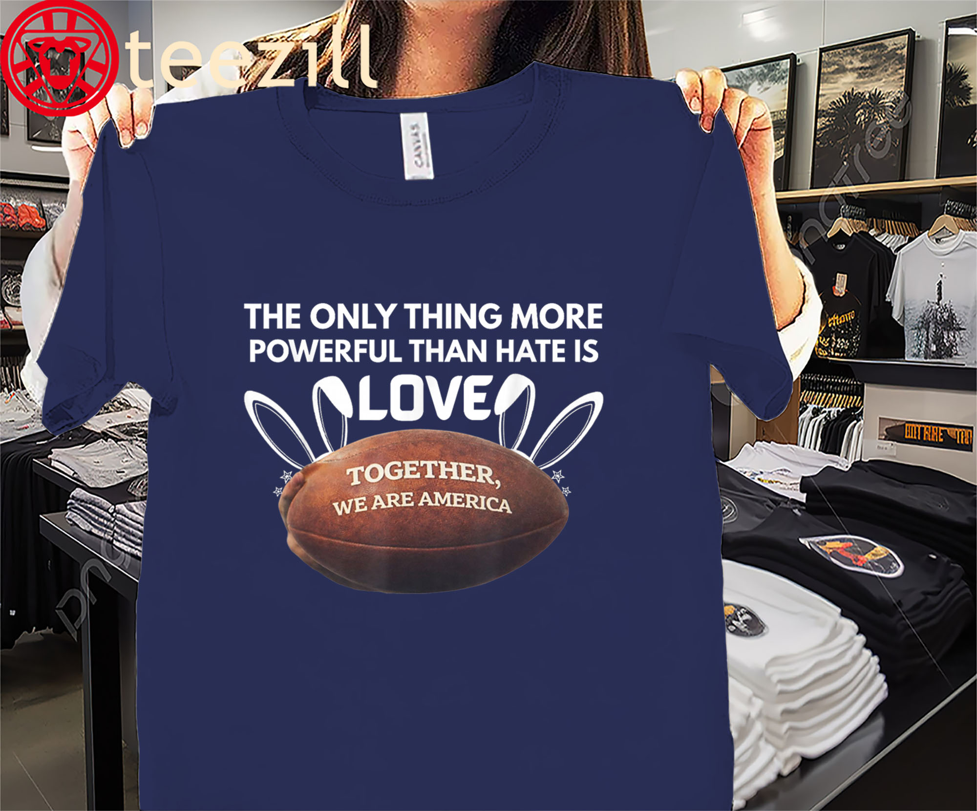 Together We Are America Love Is Hate Shirts