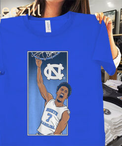 UNC Basketball Seth Trimble Signature Slam Shirt – Tar Heels Fan Tee