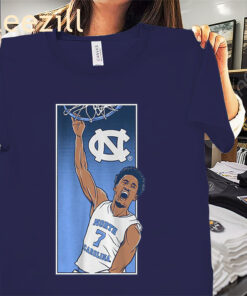 UNC Basketball Seth Trimble Signature Slam Shirt – Tar Heels Fan Tees