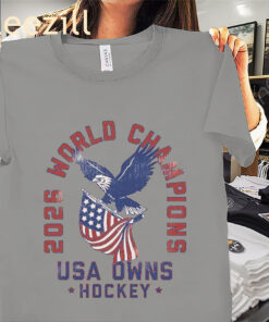 USA Owns Hockey 2026 Champions Shirt – American Hockey Fan Tees