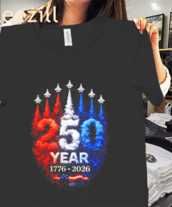 USA Patriotic 250 Years American 1776 2026 250th Shirt