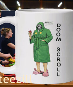 Vintage Robert Downey Dr Doom Doom Scroll Shirt Mug