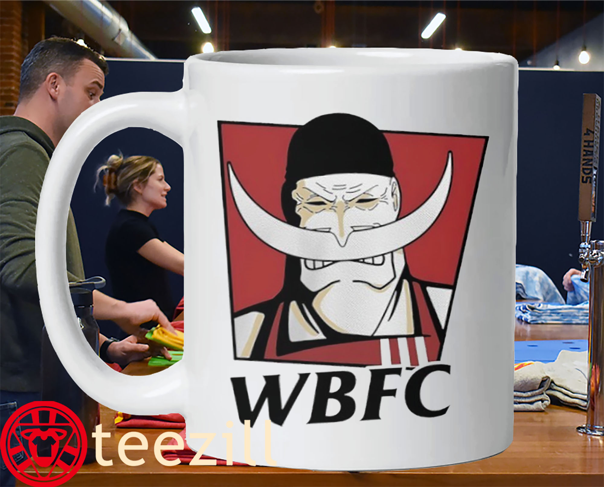 WBFC One Piece KFC Parody Tee ShirtMug
