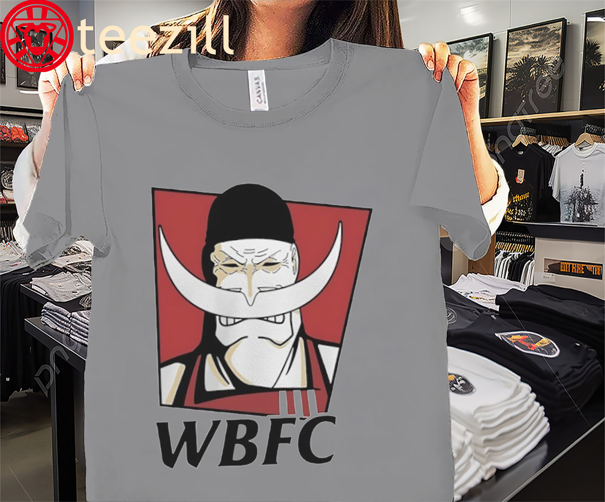 WBFC One Piece KFC Parody Tee Shirts