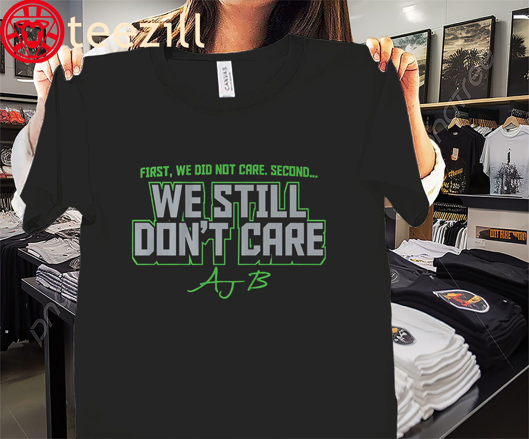 We Did Not Care We Still Don’t Care Shirt – AJ Barner Seahawks Fan Tee