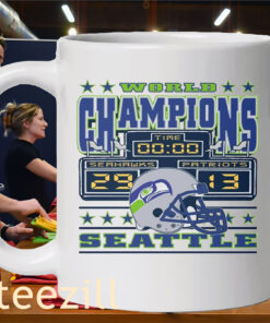 World Champions Seattle Scoreboard ShirtMug