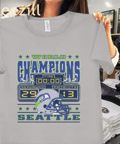 World Champions Seattle Scoreboard Shirts