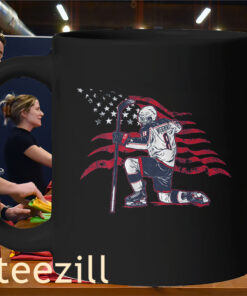 Zach Werenski Stars & Stripes Shirt – USA Hockey Superstar Fan Tee Mug