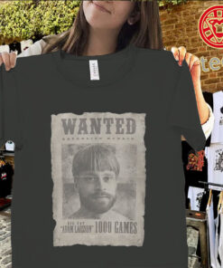 Adam Larsson 1000 Games Wanted Shirt – Hockey Fan