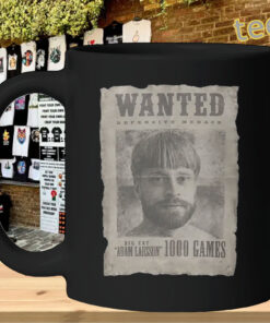 Adam Larsson 1000 Games Wanted Shirt – Hockey Fan Mug