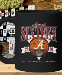 Alabama Crimson Tide WBB Sweet Sixteen 2026 Shirt – March Madness Mug