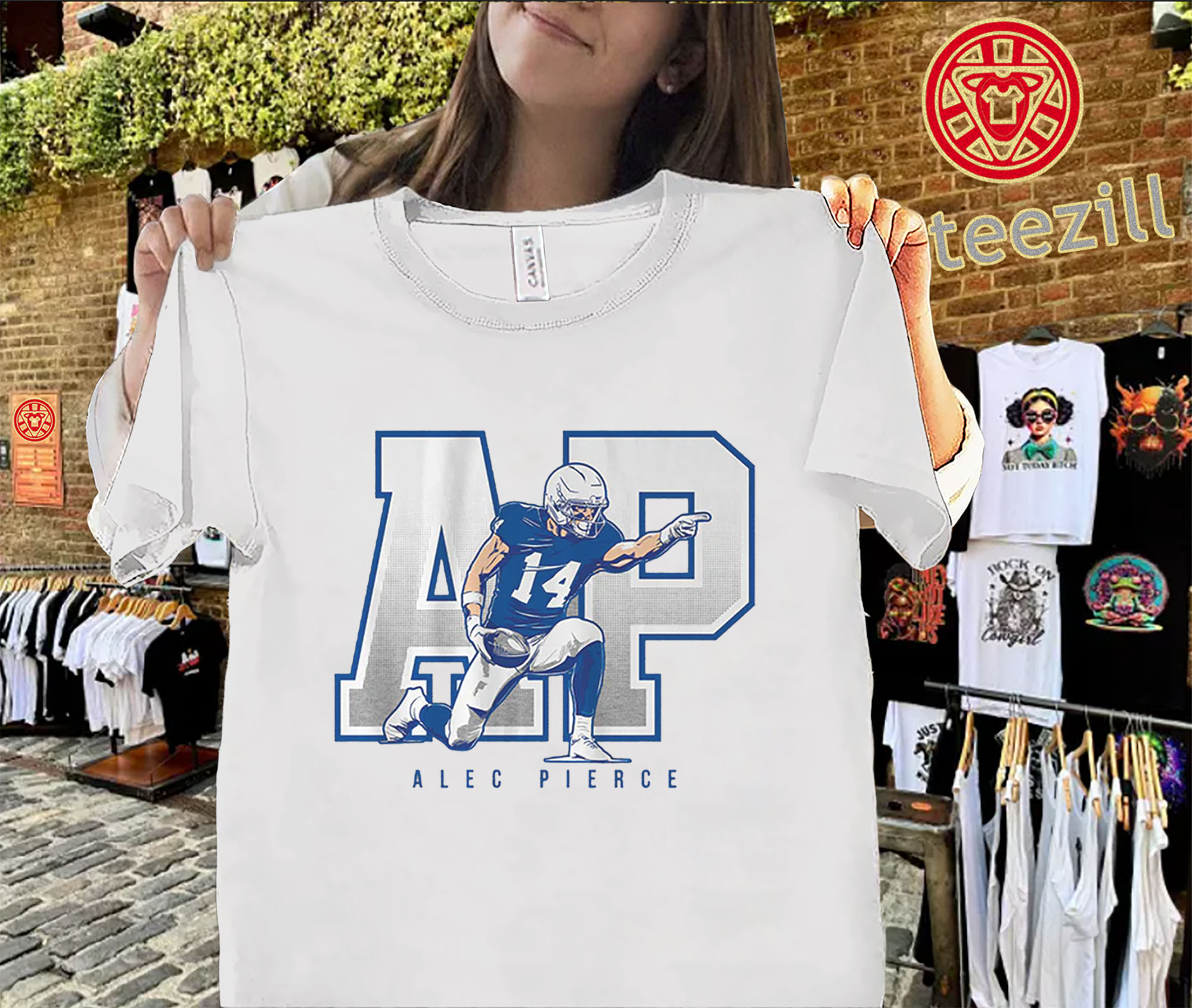 Alec Pierce AP All In Indianapolis Football Shirt
