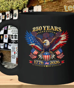 USA 250th Anniversary Eagle Shirt - 1776–2026 – Patriotic TeeMug