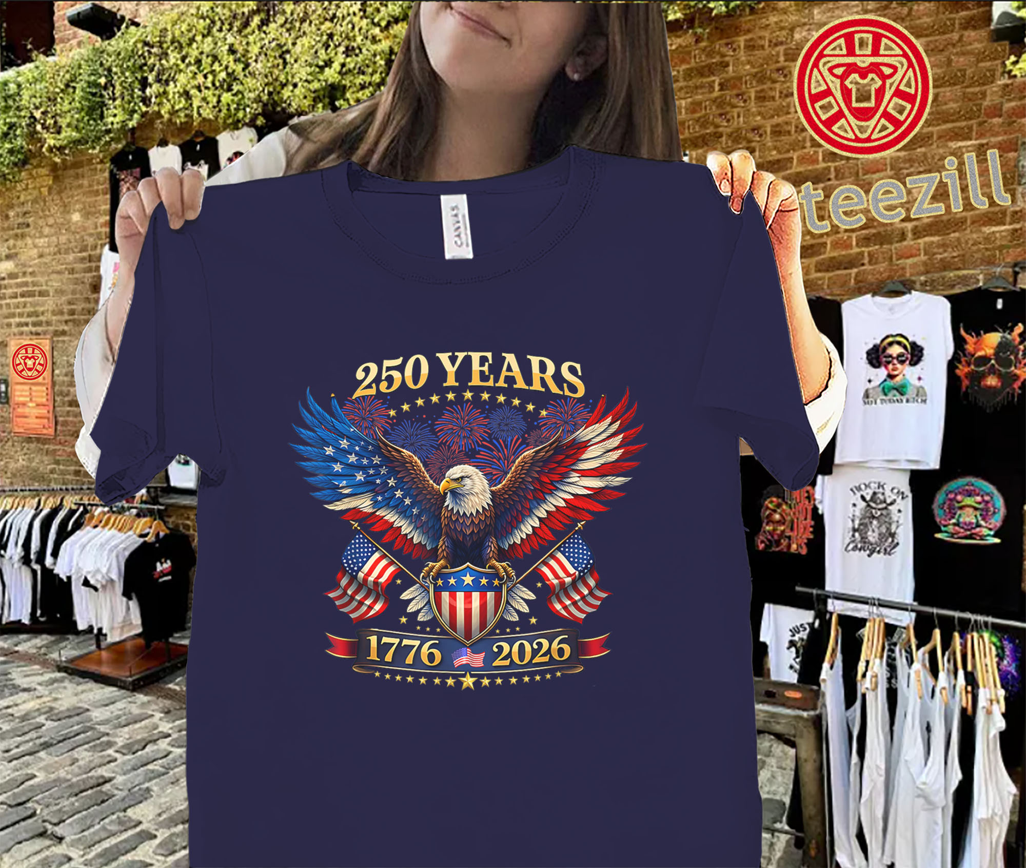 America 250 Years Shirt 1776–2026 – 4th of July Independence Tee