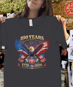 America 250 Years Shirt 1776–2026 – 4th of July Independence Tees