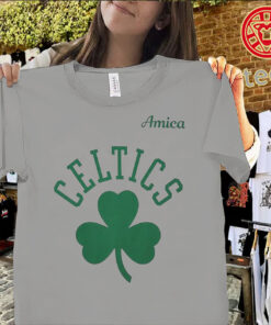 Amica Celtics Clover St. Patrick’s Day Shirt – Lucky Irish Shamrock Graphic Tees