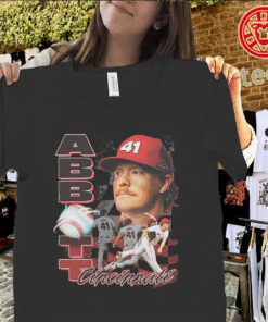 Andrew Abbott Reds Shirt – Start Your Engine Baseball Racing Tee