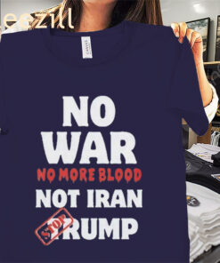 Anti-War Iran Peace 2026 Shirt – No More Blood Political Statement Tees