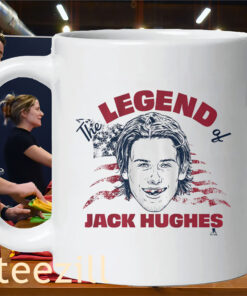 Apparel The Legend of Jack Hughes Shirt – Hockey Player American Hero TeeMug